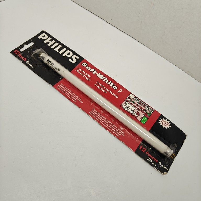 Philips 8-watt 12-inch linear fluorescent light bulb