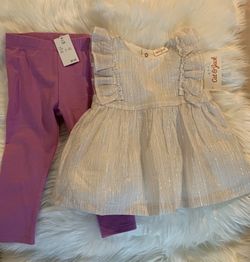 Cat & Jack Baby - Top and Pant 2pc Set (SZ 12m) New