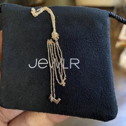 14k Solid Yellow Gold L Rope Chain
