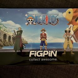 FiGPiN ONE PIECE Deluxe Box set Nami Usopp Sanji Monkey D Luffy Roronoa LE1000