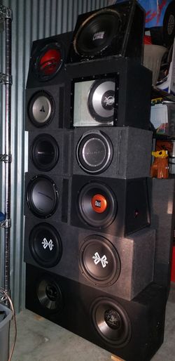 Subwoofers and boxes
