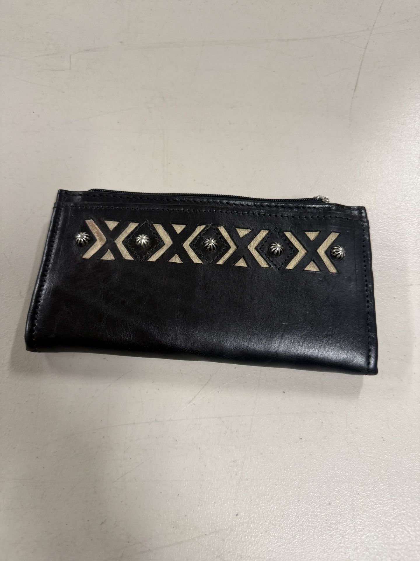 American West Genuine Leather Hand Made Womens Wallet