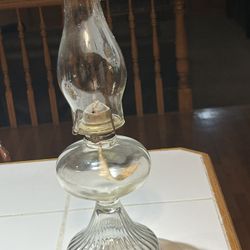 Vintage oil lamp white And Green Each Same Price