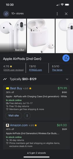 Apple Air Pod 2nd Gen’s 