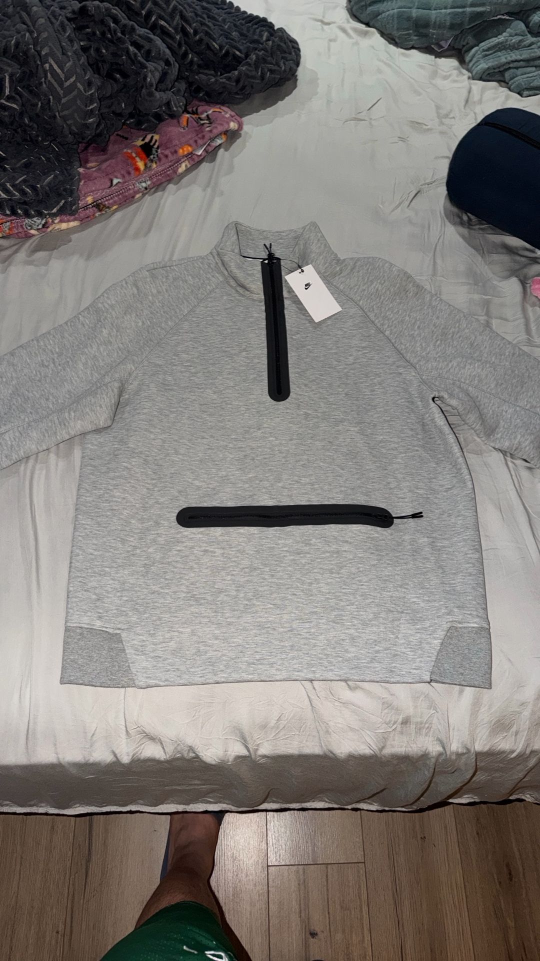 Nike Tech Fleece Half Zip Up Size Large