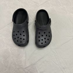 Crocks-black /glitter