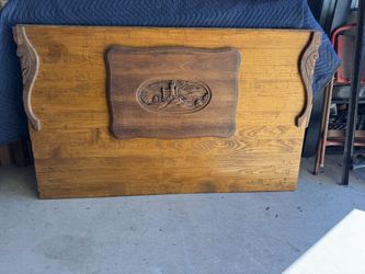 Vintage 57” X 35” Maple Wood Hand Carved Wall Art/Bar Front