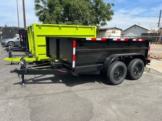 Dump trailer 8x10x2