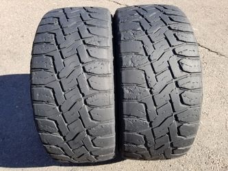 Two (2) LT33x12.50R20 Toyo Open Country RT 10ply Load Range E Tires