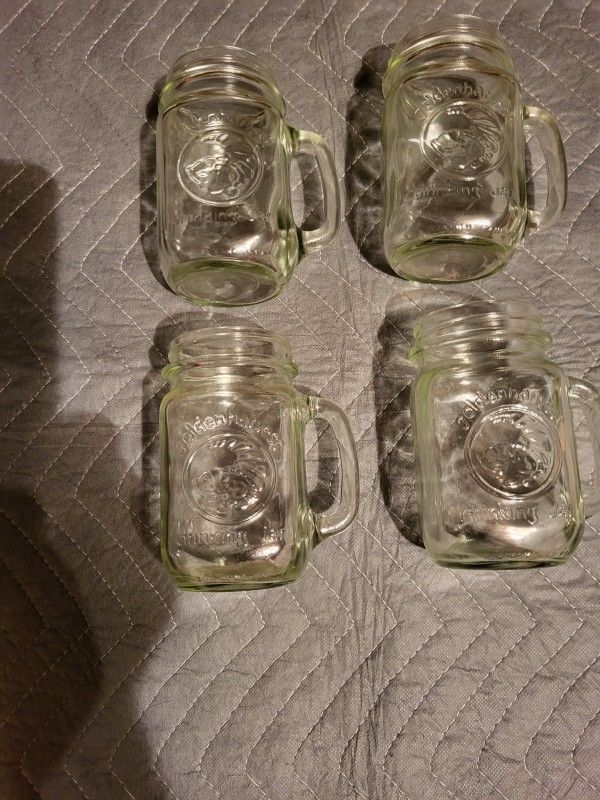 GOLDEN HARVEST DRINKING JARS