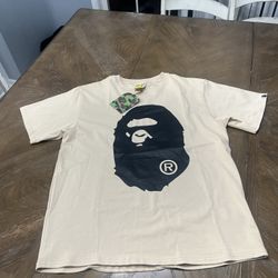 Tan Ape Double Sided Bape Tee