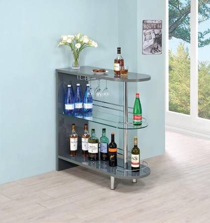 Tempered Glass Shelves on Bar Unit! Lowest Prices Ever!