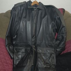 Leather Coat 