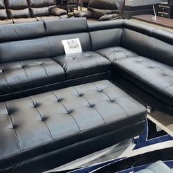 DOOR BUSTER! SECTIONAL WITH OTTOMAN! DELIVERY TODAY! ALL CREDITS WELCOME! 