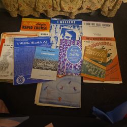 GOSPEL MUSIC PIANO SHEET MUSIC & LYRICS BOOKS