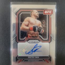 Ufc Petr Yan Auto Card 2023 Prizm