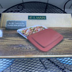 Glass Pan With A Lid