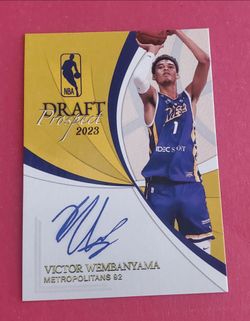 2023 VICTOR WEMBANYAMA DRAFT PROSPECT CARD Proxy 1/1
