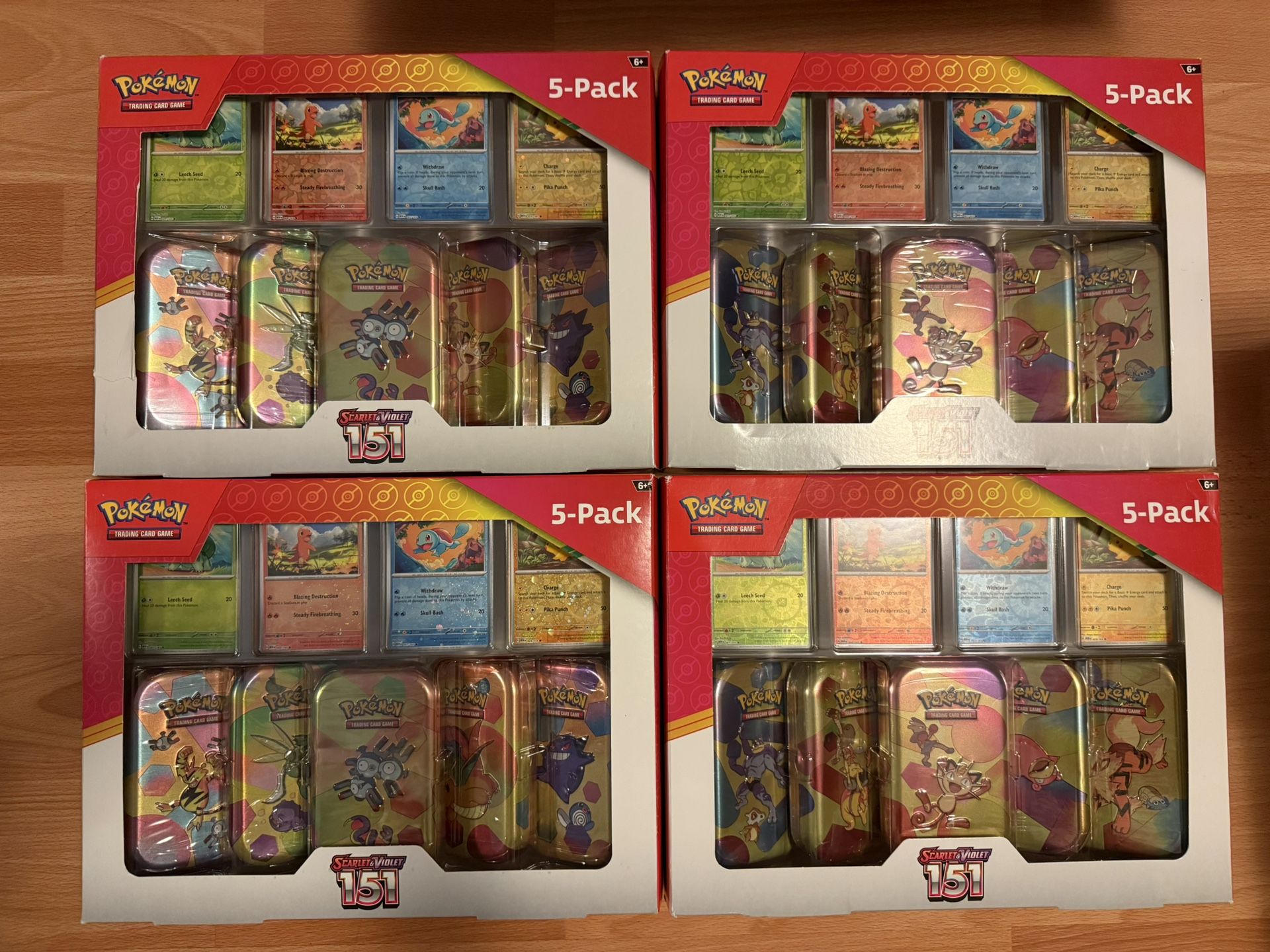 Pokemon Costco 151 5 Pack Mini Tins