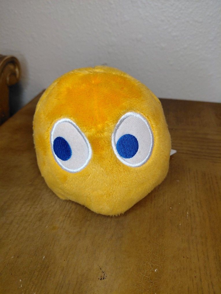 🧡🕹️Pac-Man Video Game CLYDE The Orange Ghost Plush Officially Licensed BRAND