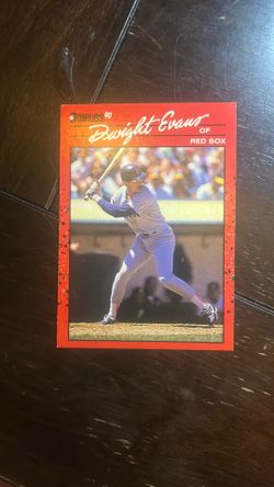 Dwight Evan’s Baseball Card No Period After INC Rare Error Card