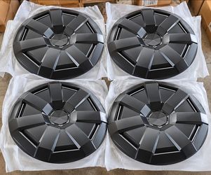 Tesla Cybertruck 20" Core Wheel Covers Hubcaps – Matte Black – Set of 4