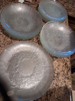 Clear crystal plates