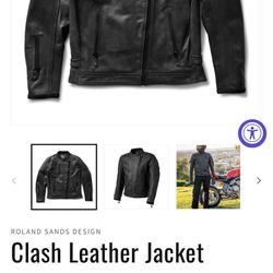 Clash 2.0 Roland Sands Leather Jacket