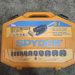 Spyder Carbide Hole Saw Kit