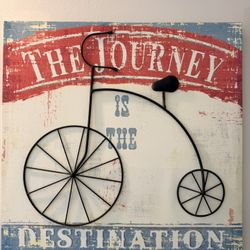 Journey Is The Destination Wall Piece