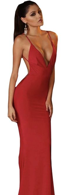 Size small red maxi dress