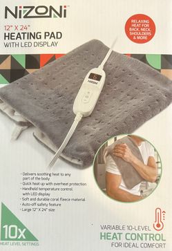 Nizoni Heating Pad With LED Display 25$