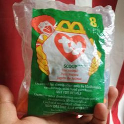 Vintage 1998 #8 Scoop the Swallow 6" McDonald's TY Beanie Baby 