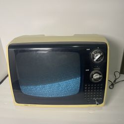 Vintage 1976 Sears (contact info removed)0 Solid State VHF UHF Television Working