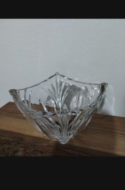 SHANON - GORHAM CRYSTAL  BOWL SET OF 2/ 6"×4.5" ×4"