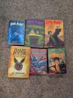 Harry potter books 3-7 and cursed child