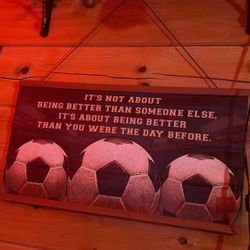 soccer wall quote 
