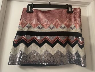 Sequin Mini Skirt
