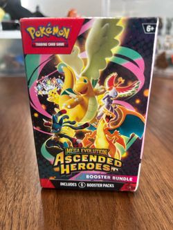 Pokémon TCG Mega Evolution—Ascended Heroes Booster Bundle Box 6 Packs English