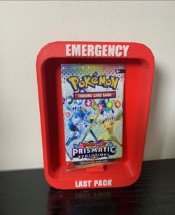 Pokemon Pack Display - emergency last pack