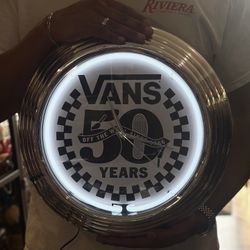 Vans “Off The Wall” 50 Years Anniversary Wall Clock