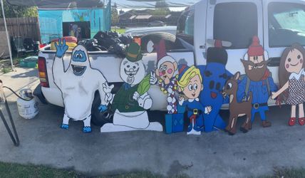 Rudolph  Wood Cutouts 