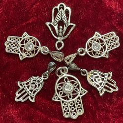 Silver MOTHER MARIA pendant 