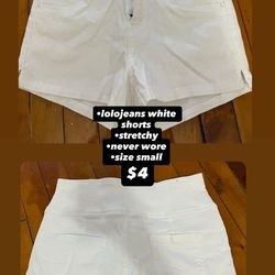 lolojeans white shorts