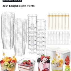 Dessert Cups, Lids, Spoons And More
