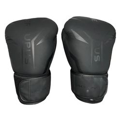Liberlupus Boxing Gloves 16oz for Men & Women Boxing Training Kickboxing Black