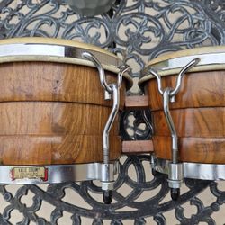 Vintage Valje Walnut Bongos