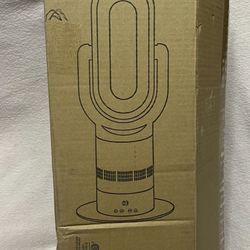 Jeshua HIFANXBLADELESS26GS 26 in. Space Heater Bladeless Fan Heater & Coolingh