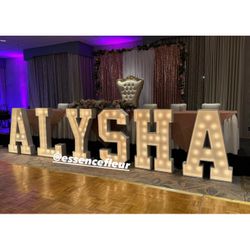 Marquee Letters / Letras Con Luz 