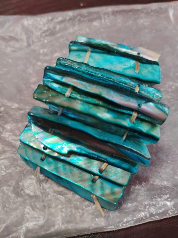 Vintage Travel Style African Bracelet Mother Of Pearl Women